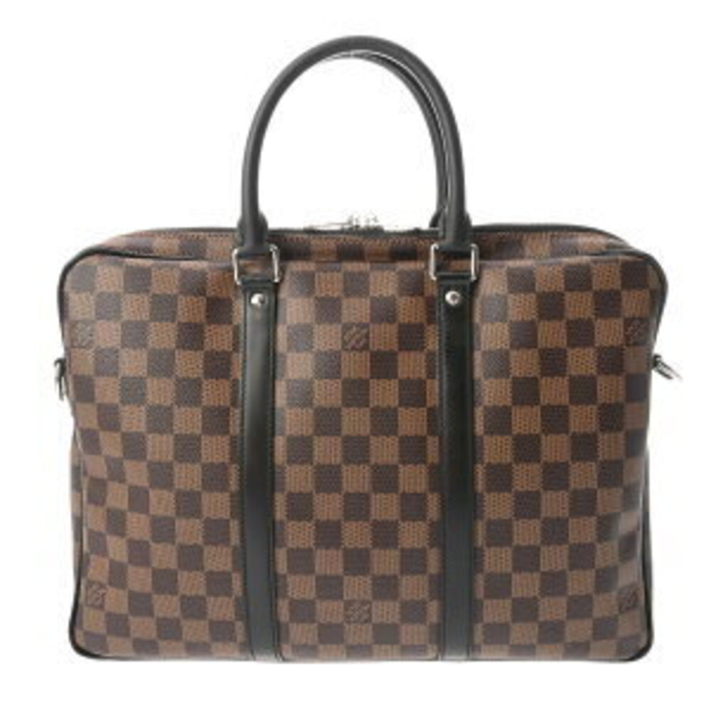 Louis Vuitton Damier Porte Documents Voyage PDV Brown Canvas Business Bag